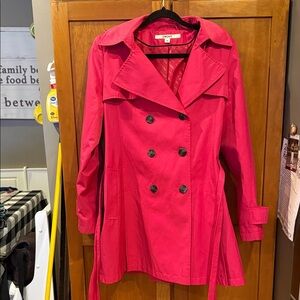 DKNYWomen's Pink Trench Coat
